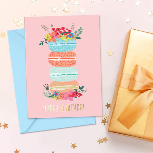Sweetzer & Orange Happy Birthday Cards, Assorted Box of 20 Cards with Envelopes, Perfect for Celebrations and Special