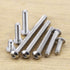 #10-24 x 1-1/2" (50 PCS) Button Head Socket Cap Bolts Screws - 304 Stainless Steel 18-8, Allen Hex Drive