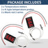 2 Pieces -30-800 Degree Centigrade Digital Temperature Meter with K-Type Thermocouple