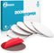 Neoera Door Stopper Wall Protector (5 Pack), 2.3" Rubber Door Handle Bumper with Self Adhesive Sticker (White)