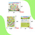 TSBSHum 18-Piece Potty Training Chart,Potty Training Sticker Chart for Boys,Made of Waterproof Paper,Helps Toddler Kids