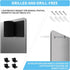Magnetic Board, 17.1" x 11.8" Magnet Display for Wall, Refrigerator, Cabinet, with Dual Lock Tape for Hanging