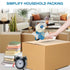 Perco Packing Tape Dispenser Gun, Fits 1.88-Inch Tape Rolls, 3-Inch Inner Core - Blue for Retail, Home, Office