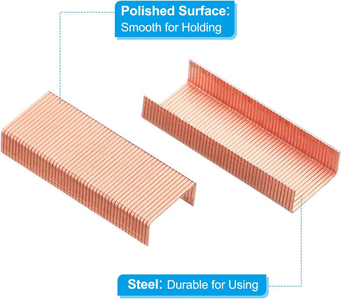 PATIKIL Acrylic Stapler Set, Portable Manual Effortless Desktop Stapler with 2000 Pcs 24/6 Staples for Home Office
