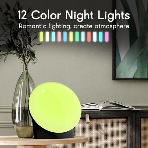 BrownNoise 12 10 4 Electric Night Light for Baby Colors Reading Lights for Indoor Use and Adjustable Brightness Timers