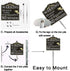 (2Pack) 36" 12 12 Inches 40Mil Large Video Surveillance Sign, No Trespassing Warning Sign, With Long Stake x Thick