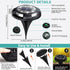 ANKUNABA 8 Pack 12 Solar Ground Lights, LED Solar Disk Lights Outdoor Waterproof In-Ground Landscape Lighting