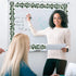 Worldbazaar Eucalyptus Bulletin Board Border, 36ft Greenery Leaves Die-Cut Paper Trim for Farmhouse Classroom Decoration
