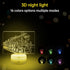 JYDZMYYM 3D 16 LED Steam Train Night Light with Remote Control, Color Changing Illusion Lamp, USB Powered, Touch