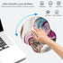 Mouse Pad with Wrist Support - Non Slip Ergonomic Mouse Mat for Office, Computer, Laptop (Beige Purple Marble)