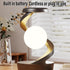 SUNGOOYUE Levitation Table Lamp, Smart Control Night Light Rotating Floating RGB Color Changing Desk Lamp for Room