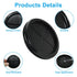 Dijedev 2-1/8 inch 2-1/2 inch Grommets 6Pcs Grommet ID x Drill Hole Dia Rubber for Wiring, Double Sided Rubber Plugs