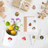 MAQIYI 500Pcs 10 Mushroom Rolls Small Stickers Cute Circle Teacher Supplies Stickers Classroom Designs Motivational
