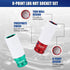 1/2" 7pcs Set, 6 17mm, 19mm, 21mm, 22mm, 23mm, 24mm,27mm MIXPOWER Drive Wheel Protector Impact Socket, Thin Wall Deep