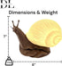 Delta Loom 15 Dimmable Glowing Snail LED Table Lamp - USB Powered, Color Changing Modes, Night Light with Switch - Warm