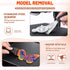 Rhevosil 50pcs 3D Nozzle Printer Tool Kit & Accessories Cleaning Tools, Scrapers, Files, Wire Cutter, Craft Knife, Tube