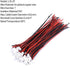 2 Pin 3 Pin Micro Electrical Connector Plug, 20 Sets AWG JST 1.25MM with Terminal Adapter Cable