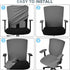 4 Set Tallew Pieces Office Chair Covers Computer Universal Protective Stretchable Chair Seat Covers Desk Armrest