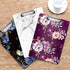WAVEYU Cute Decorative Clipboard, Low Profile Paperboard Design for Students, Nurses, Office Supplies (White Marble)