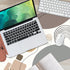 Mats on Top of Desks, Large Cute Mousepad, Boho Mouse Pad, Abstract Mid Century Modern Tropical Office Supplies
