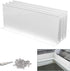 Gutter Valley Splash Guard - Aluminum Rain Diverter for Valley, Corner or Straight, 10 Inch Each (4 Pcs White)