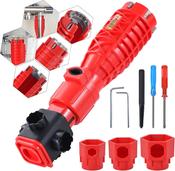 KUZIUA Upgrade All in One Wrench Tool for Faucet and Sink, Faucet and