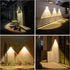 Solar Wall Sconce Lights, Outdoor Waterproof LED Dusk to Dawn Lighting for Fence Porch
