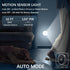JOGOLED Closet Counter 3-Pack Under Cabinet Light Motion Sensor - Rechargable Puck Lights, Stick on Night Lighting