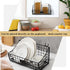 4 Pcs Slatwall Baskets with Hooks, Black Wire Hanging Basket Storage for Pantry Kitchen Garage