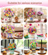 8 Pack 3D Magic Ants Pop Up Flower Bouquet Cards Assortment Beautiful Spring Floral Greeting Cards with Envelopes