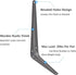 Wideskall 3" 4" inch Pack 20 Metal x Wall Corner Angle Shelving Shelf Brackets, Grey