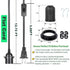 16Ft E26/E27 1 Pack, Plug in Pendant Light Cord - Hanging Light Kit Light Socket Hanging Lantern Lamp Cord with On/Off
