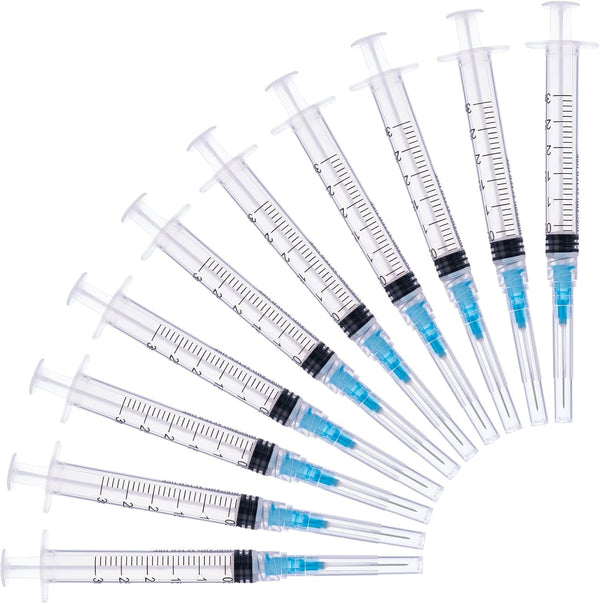 3ml disposable Syringes with 23Ga 1Inch Needle for Industrial and Laboratory, Individually