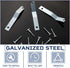 Lanties 103 Set 100 3 Pcs T-Screw Wrench Include T-Head Screw and Security Hardened Security Picture Hanger Wrenches