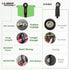 ULIBERMAGNET Heavy Duty Strong Magnetic Storage Straps, Garage Storage Tool Organizer for Extension Cord, Cable, Rope,