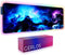 Gerlos RGB Large Gaming Mouse Pad, Extended Soft LED Mouse Pad, Non-Slip Rubber Base, Water Resistant Keyboard Pad,