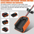 2 Packs Power Wheel Adapter for Black+Decker 20V MAX Lithium Battery Converter Kit with Fuses & Terminals