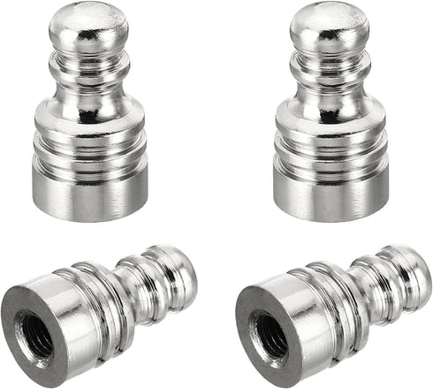 PATIKIL 1" Tall Iron Lamp Finials Cap Knob, 4Pcs Lamp Screw Holder
