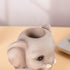 Elephant Pen Pencil Holder - Cute Animal Ornament Makeup Brush Holder for Home Office Desk Decor Organizer