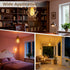 Toyosport 4 6.7 E27 Pcs Pendant Lamp Shade, Diamond Shape Metal Cage Lampshade with Hemp Rope, in H, DIY Retro Vintage