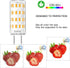 GY6.35 Bulb Dimmable,T4 GY6.35/G6.35 12V 2700K 5W 40-50W Bulb Lighting,6-Pack LED JC Type Bi-pin Base,AC/DC Warm White