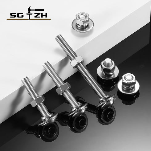 M8 x 35mm Flanged Button Head Socket Cap Screws, 20Pcs 18-8 Stainless Steel, Bright Finish with Hex Spanner