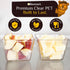 Beezort 40 Set, PCS Clear Drawer Organizer BPA-Free PET Plastic Trays with Non-Slip Pads, Nesting Storage Organizers