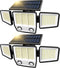 MDCMDCM Solar Motion Sensor Outdoor Lights Waterproof - 3000LM 3 Modes Security