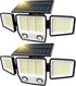 MDCMDCM Solar Motion Sensor Outdoor Lights Waterproof - 3000LM 3 Modes Security