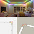 PAUTIX 12mm Connectors 10pcs L-Shaped/Corner Connectors for 3-Pin RGB Smart IC COB LED Strip Lights