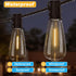 Adirxon 50 27 Bulbs FT Outdoor String Lights with Shatterproof Waterproof LED Edison Connectable Hanging Patio Lights