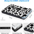 Clipboard with Storage, Cow Print High Capacity Clipboard 9.5x14" with Pen Holder for Work, School, Office