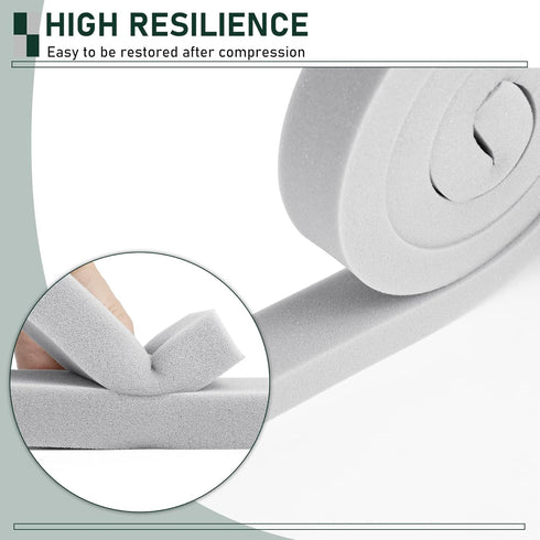 Window AC Foam Weather Stripping, Non-Adhesive Seal Strip for Air Conditioner, 2 inch x 1 inch x 6.5 feet