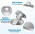 Magnetic Door Stopper, Self Adhesive Floor Mounted Door Stop, Brushed Stainless Steel Magnetic Door Catch Holder